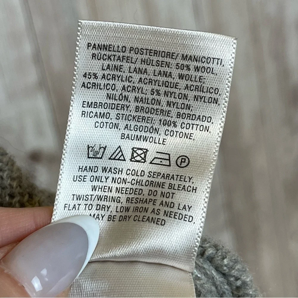 Anthropologie Sleeping On Snow Paisley Open Folklore Cardigan Size Medium Women - Picture 11 of 11